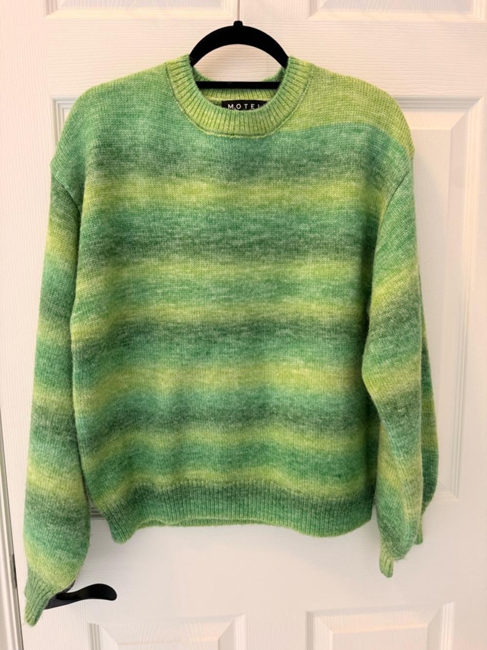Motel Green Ombre Crewneck Sweater